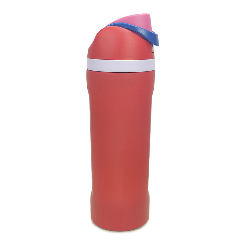 19/24/32oz Straw Insulated Water Bottle Double-Layer 304 Stainless Steel Vacuum Thermal Mug - INEUMALL