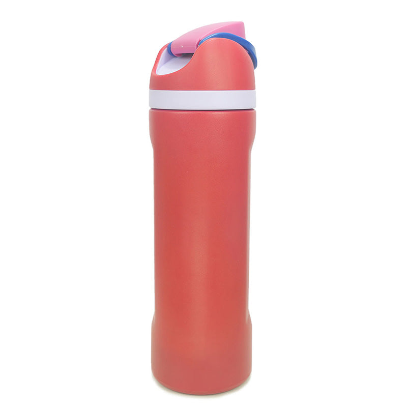 19/24/32oz Straw Insulated Water Bottle Double-Layer 304 Stainless Steel Vacuum Thermal Mug - INEUMALL