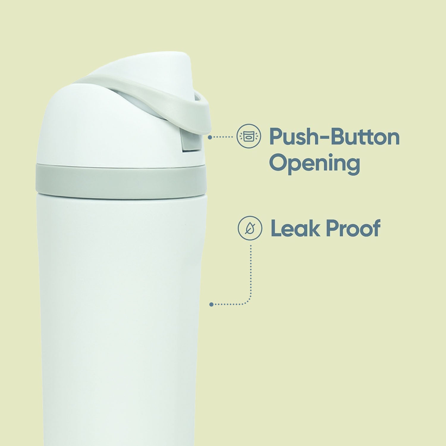 19/24/32oz Straw Insulated Water Bottle Double-Layer 304 Stainless Steel Vacuum Thermal Mug - INEUMALL