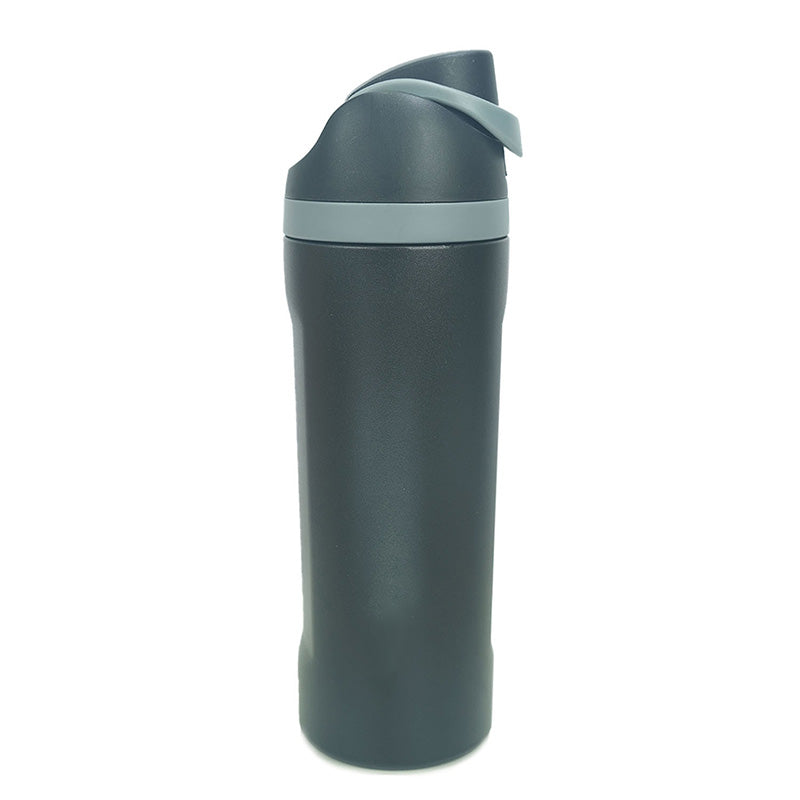 19/24/32oz Straw Insulated Water Bottle Double-Layer 304 Stainless Steel Vacuum Thermal Mug - INEUMALL