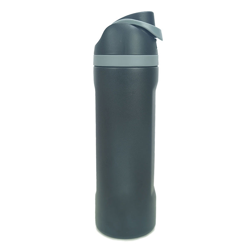 19/24/32oz Straw Insulated Water Bottle Double-Layer 304 Stainless Steel Vacuum Thermal Mug - INEUMALL